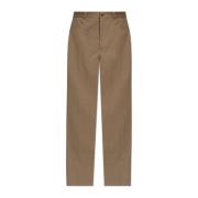 Katoenen broek Giorgio Armani , Beige , Heren