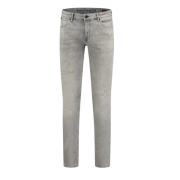 Vervaagde Grijze Denim Jeans Pure Path , Gray , Heren