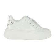 Witte Juweel Detail Sneakers 14 Bros , White , Dames