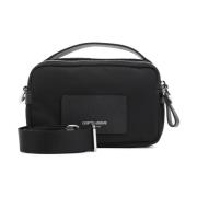 Stijlvolle Cross Body Box Tas Giorgio Armani , Black , Dames