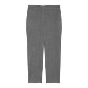 Gestreepte sigarettenbroek slim Marc O'Polo , Gray , Dames