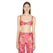 Mesh Pony Print Bra Top Louise Lyngh Bjerregaard , Multicolor , Dames