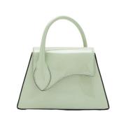 Mint Handtas met Afneembare Schouderband Biagini , Green , Dames