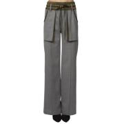 Cargo Lange Wijde Pijp Broek Andrea Ya’aqov , Gray , Dames