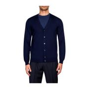 Wollen Vest en Gebreid Jack Corsinelabedoli , Blue , Heren