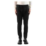 Slim Fit Suit Trousers Corsinelabedoli , Black , Heren