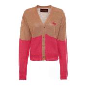 V-hals Cardigan met Jacquard Detail Stockholm Surfboard Club , Multico...