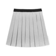 Korte Geplooide Rok Motivi , Gray , Dames