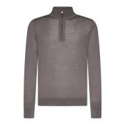 Stijlvolle Sweaters in Wit/Blauw Piacenza 1733 , Gray , Heren