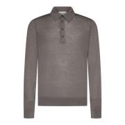 Klassieke T-shirts en Polos in Wit/Blauw Piacenza 1733 , Gray , Heren