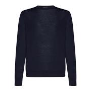 Stijlvolle Sweaters in Wit/Blauw Piacenza 1733 , Blue , Heren