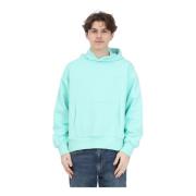 Groene Sweatshirt Voorlogo Zak Garment Workshop , Green , Heren