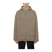 Oversized Hoodie Jas Andrea Ya’aqov , Beige , Heren