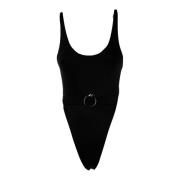 Elegant One Piece Badpak Trussardi , Black , Dames