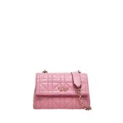 Roze Schoudertas met Gouden Details Guess , Pink , Dames