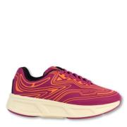 Witte Zilveren Sneaker Lichtgewicht Comfort Fessura , Red , Dames