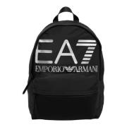 Stijlvolle Ritssluiting Multipocket Rugzak Emporio Armani EA7 , Black ...