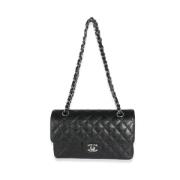 Pre-owned Leather chanel-bags Chanel Vintage , Black , Dames