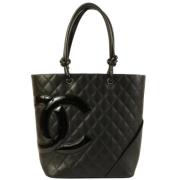 Pre-owned Fabric totes Chanel Vintage , Black , Dames