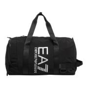 Verstelbare Gymtas met Logo Emporio Armani EA7 , Black , Heren