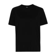 Klassieke Katoenen T-shirt TotêMe , Black , Dames