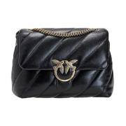 Big Love Bag Puff Schoudertas Pinko , Black , Dames