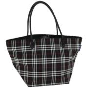 Pre-owned Nylon totes Burberry Vintage , Black , Dames