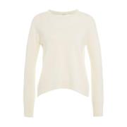 Witte Gebreide Trui Aw24 MVM , White , Dames