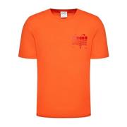 Korte Mouw T-shirt Diadora , Orange , Heren