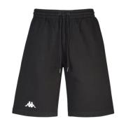 Heren Shorts - Stijlvol Ontwerp Kappa , Black , Heren