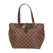 Pre-owned Canvas shoulder-bags Louis Vuitton Vintage , Brown , Dames