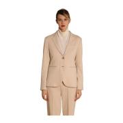 Elegant Jersey Blazer Mason's , Beige , Dames