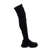 Zwarte Overknee Laarzen Vic Matié , Black , Dames