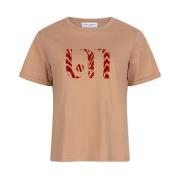 Angy T-shirt Lofty Manner , Brown , Dames