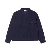 Kinetic Denim Overshirt Jacket Denham The Jeanmaker , Blue , Heren