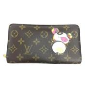 Pre-owned Canvas wallets Louis Vuitton Vintage , Brown , Dames