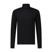 Gezellige Rollneck Longsleeve Shirt Kiefermann , Black , Heren