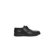 Derby Leren Schoenen - Casual Stijl Cerruti 1881 , Black , Dames