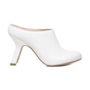 Witte hoge hak klompsandalen Loewe , White , Dames