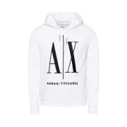 Witte Sweaters voor Mannen Armani Exchange , White , Heren