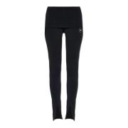 Leggings met uitsparingen Adidas by Stella McCartney , Black , Dames