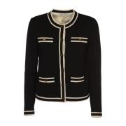 Kendra Cardigan Sweaters Tory Burch , Black , Dames