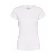 Klassieke T-shirt MandyMW My Essential Wardrobe , White , Dames