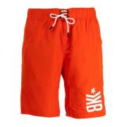 Trendy Oranje Strand Boxershorts voor Mannen Bikkembergs , Orange , He...