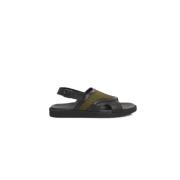 Heren sandalen met verstelbare gespsluiting Cerruti 1881 , Black , Her...