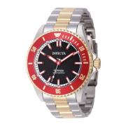 Pro Diver Quartz Horloge - Zwarte Wijzerplaat Invicta Watches , Gray ,...