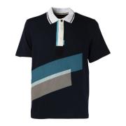 Heren Polo Shirt Blauw Bikkembergs , Blue , Heren