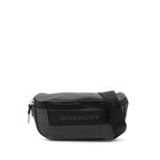 Grijze tassen met reflecterend logodetail Givenchy , Gray , Heren