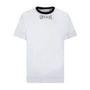 Logo Print White T-Shirt Givenchy , White , Heren