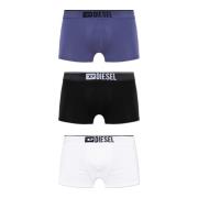 Driepak boxershorts met logo Diesel , Multicolor , Heren